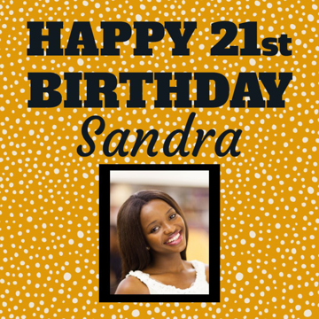 Picture of Birthday Sign 8