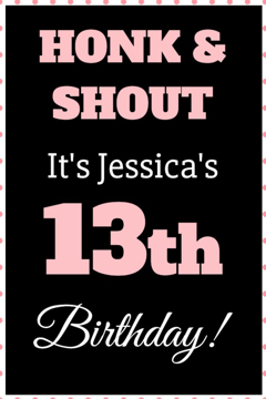 Picture of Birthday Sign 9