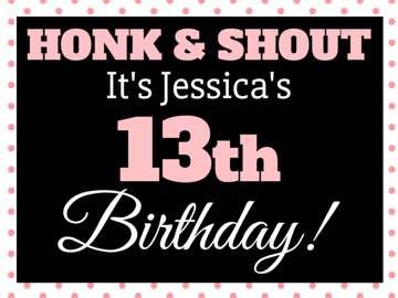 Picture of Birthday Sign 9