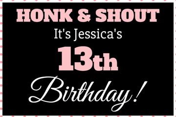 Picture of Birthday Sign 9