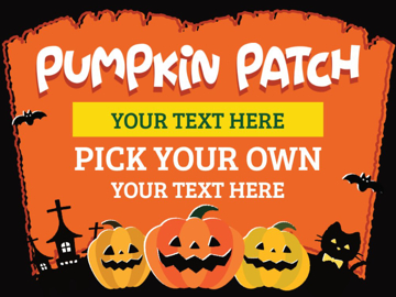 Picture of Fall Seasonal Signs 1