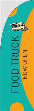 Picture of Restaurant_Food Truck_01 - 7.5ft Straight Flag