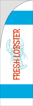 Picture of Fresh Lobster - 10ft Straight Flag