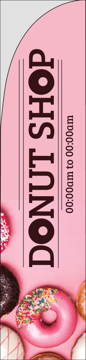 Picture of Restaurant_Donut Shop_01 - 15.5ft Straight Flag