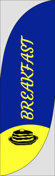 Picture of Breakfast - 10ft Feather Flag