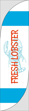 Picture of Fresh Lobster - 13ft Feather Flag