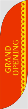 Picture of Grand Opening 8 - 13ft Feather Flag