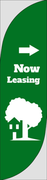 Picture of Now Leasing 5 - 13ft Feather Flag