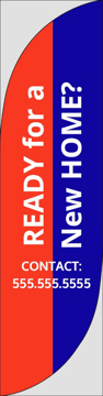 Picture of Real Estate-NewHome-04 - 13ft Feather Flag