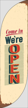 Picture of We're Open 873474300 - 13ft Feather Flag