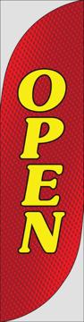 Picture of We're Open 873474914 - 13ft Feather Flag