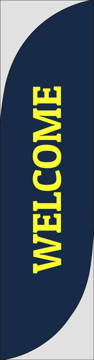 Picture of Welcome 1 - 13ft Feather Flag