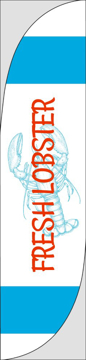 Picture of Fresh Lobster - 15.5ft Feather Flag