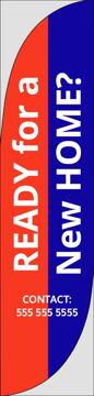 Picture of Real Estate-NewHome-04 - 15.5ft Feather Flag