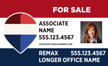 Picture of RWB - Office Prominent - Agent Photo - 3 Line - Longer Office Name - 18" x 30"