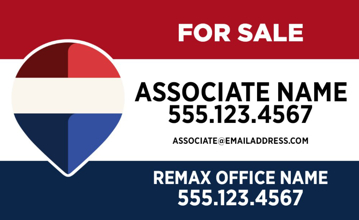 Picture of RWB - Larger Associate Name - 18" x 30"