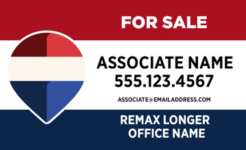 Picture of RWB  - No Office Number - 18" x 30"