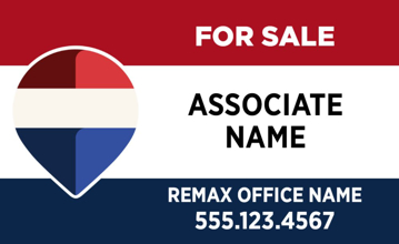 Picture of Associate Name Only - RWB - 18" x 30"