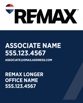 Picture of Blue Slash - Agent Photo Clipped - Longer Office Name - 30" x 24"