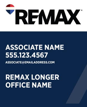 Picture of Blue Slash - Agent Photo Clipped - No Office Phone - 30" x 24"