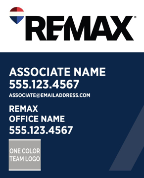 Picture of Blue Slash - Team Logo Square - 30" x 24"