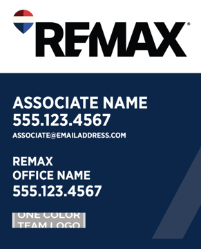 Picture of Blue Slash - Team Logo - 30" x 24"