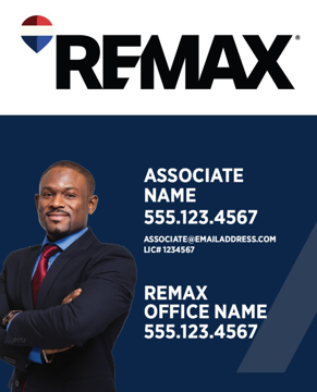 Picture of Blue Slash - Office Prominent - Agent Photo Clipped -LIC# - 30" x 24"