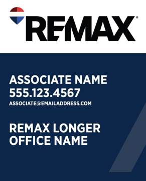 Picture of Blue Slash - Office Prominent - No Office Phone -  30" x 24"