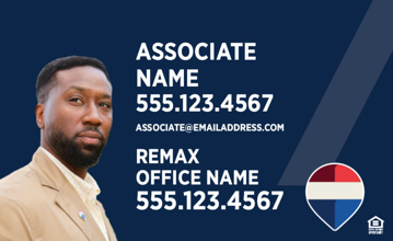 Picture of Blue Slash - Agent Photo Clipped - Logos - 18" x 30"