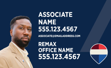 Picture of Blue Slash - Agent Photo Clipped - 18" x 30"