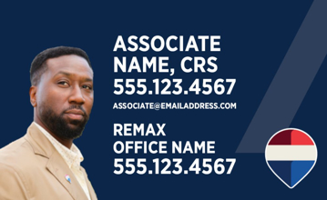 Picture of Blue Slash - Agent Photo Clipped - Designation - 18" x 30"