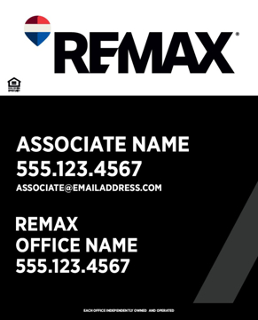 Picture of Black Slash - Standard - 30" x 24"