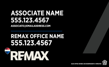 Picture of Black Slash - 18" x 30"