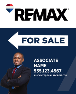 Picture of Blue Slash - For Sale - Directional - Left - 30" x 24"