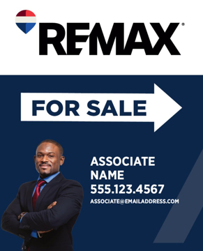 Picture of Blue Slash - For Sale - Directional - Right - 30" x 24"