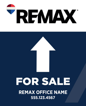 Picture of Blue Slash - For Sale - Directional - Up - 30" x 24"