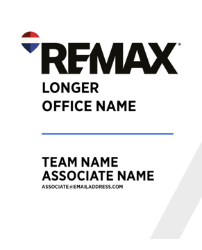 Picture of White Slash - No Office Phone - 30" x 24"