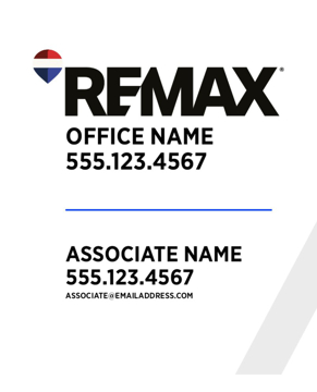 Picture of White Slash - Standard - Team Logo - Option 2 - 30" x 24"