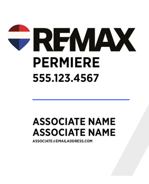 Picture of White Slash - Associate - Team Logo - Missing - Long -  Big Balloon - 30" x 24"