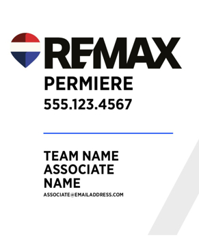 Picture of White Slash - Associate - Team Logo - Missing - Big Balloon - 30" x 24"