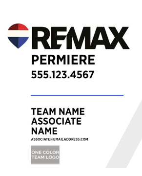 Picture of White Slash - Associate - Team Logo - Square - Big Balloon - 30" x 24"