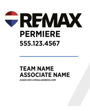 Picture of White Slash - Associate - Team Name - Big Balloon - 30" x 24"