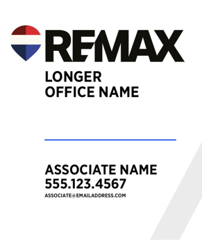 Picture of White Slash - No Office Phone - Big Balloon - 30" x 24"