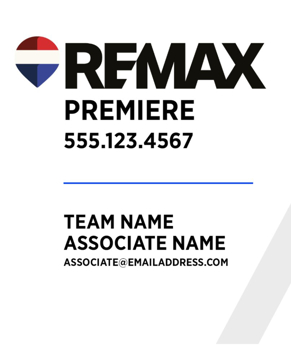 Picture of White Slash - Standard - Team Logo - Big Balloon - 30" x 24"