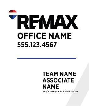 Picture of White Slash - Office Prominent - Associate - Team Logo - 30" x 24"