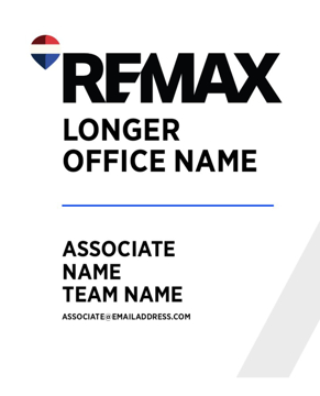 Picture of White Slash - Office Prominent - No Office Phone - 30" x 24"