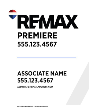 Picture of White Slash - Office Prominent - EOIOO - Big Balloon - 30" x 24"