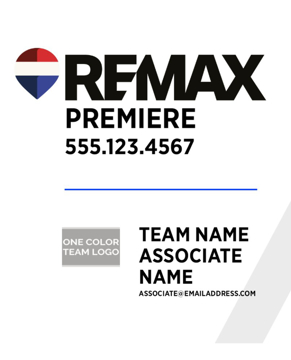 Picture of White Slash - Office Prominent - Team Logo - Big Balloon - 30" x 24"