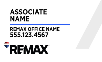 Picture of White Slash - Associate Name - 18" x 30"