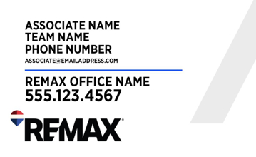 Picture of White Slash - Associate - Team Name- 4 Lines - 18" x 30"